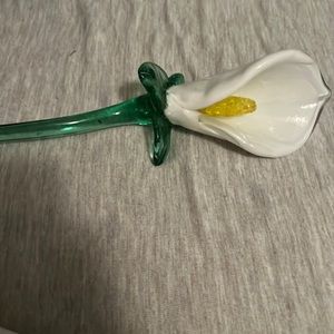 hand made glass flower